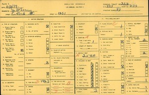 WPA household census for 1251 E 43RD STREET, Los Angeles County