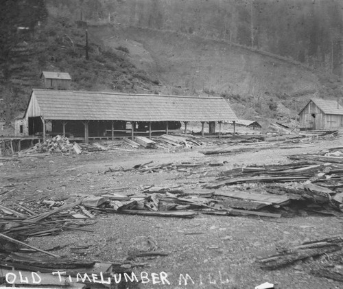 Lumber mill in Sawyers Bar area
