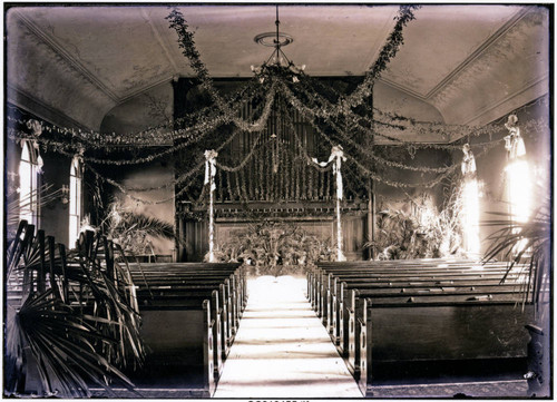 Interior of a church in Chico