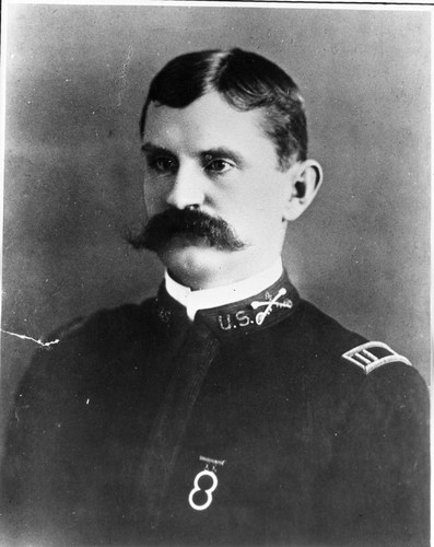 Sequoia Park, Military, Administration, Capt. George H. Gale, 4th cavalry, 1896-97. Acting Supt. Note: Trail opened between Kings Canyon and Hockett area