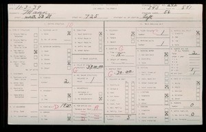 WPA household census for 725 W 53RD STREET, Los Angeles