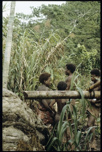 Maenaa'adi and young men at Furisi'ina