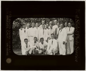 Group of pastors, evangelists, officers, and missionaries, Cebu, Philippines, 1932