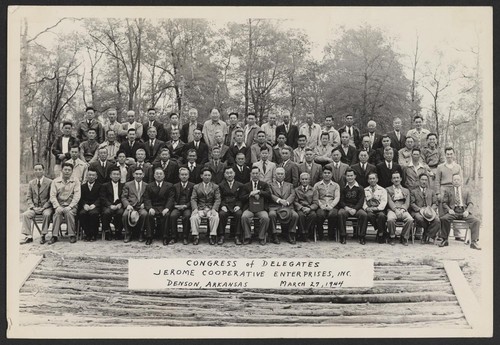 [Congress of Delegates Jerome Cooperative Enterprises, INC. Denson, Arkansas March 27, 1944]