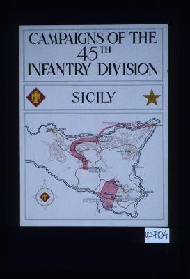 Campaigns of the 45th Infantry Division. Sicily