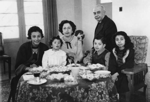 Portrait of Iranian family