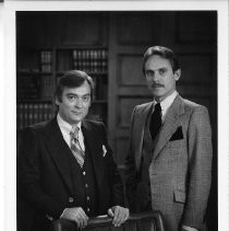 Dick Martin (left) and Reed Martin, in what appears to be a law office