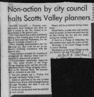 Non-action by city council halts Scotts Valley planners