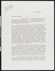 John Palmer Gavit, letter, 1937-04-28, to Hamlin Garland