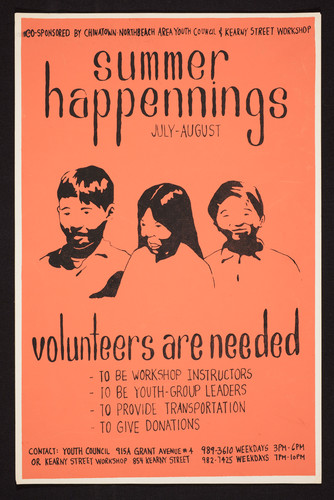 Summer happenings, volunteers are needed