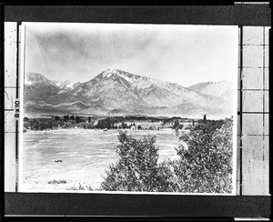View of Mount Tom, from Bishop, ca.1930