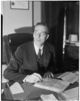 Herbert C. Legg, Chairman of the Los Angeles County Board of Commissioners, Los Angeles, 1934