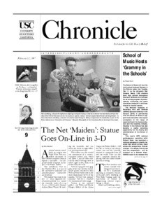 USC chronicle, vol. 16, no. 19 (1997 Feb. 10)