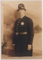Portrait of patrolman Chris Shannon, 1899