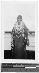 Maryknoll Sister Columba's departure, Hawaii, ca.1930-1940