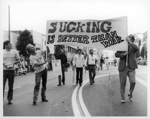 Sign at the Los Angeles pride parade
