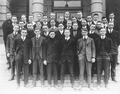 Group photograph of men