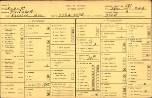 WPA household census for 337B RENNIE AVE, Los Angeles County