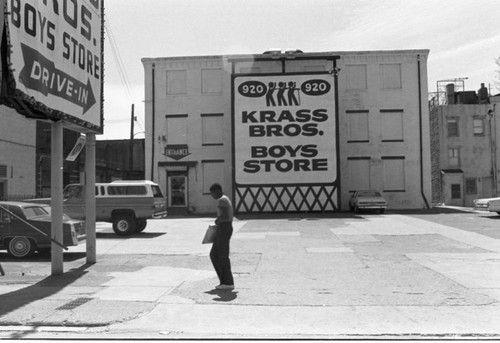 Clothing store, Philadelphia, ca. 1980