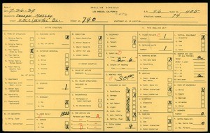 WPA household census for 742-40 N OCCIDENTAL BLVD, Los Angeles