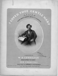 I loved thee gentle mary : ballad / composed by W. D. Corrister