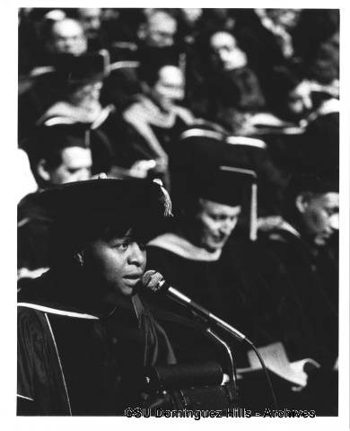 Yolanda Moses at Commencement