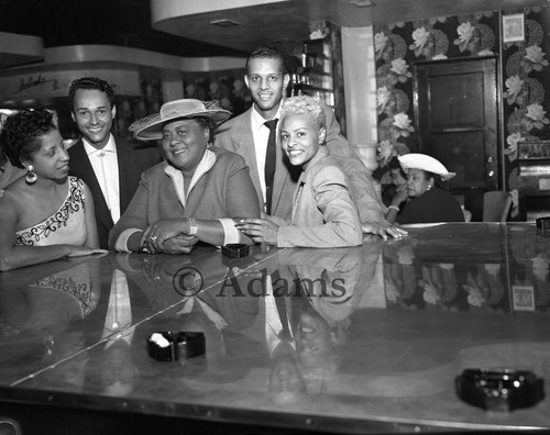 Five people, Los Angeles, 1956