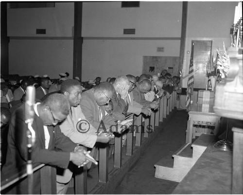Praying, Los Angeles, 1960