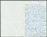 Jane Horton letter to Schumann-Heink