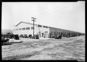 Offices & exterior of building, Maddux Airlines, Southern California, 1929