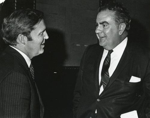 Two men at the Freedom Forum XIII, 1971