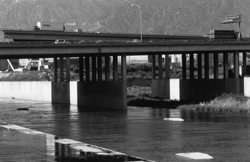 Los Angeles River at the Verdugo Wash