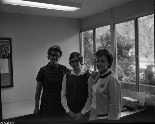NPS Individuals, Mary Duster, Alice Quist (left), Donna Whitney (right)