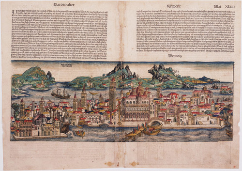 View of Venice, from Hartmann Schedel, Nuremburg Chronicle