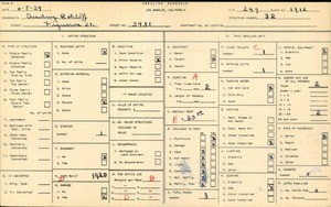 WPA household census for 3451 N FIGUEROA ST, Los Angeles