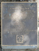 2021 - Dedication Plaque at Compass Tree Park