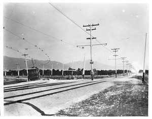 The Pacific Electric Company San Marino railroad (or railway?) station, ca.1920