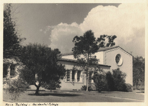 Music Building and Chapel - General view