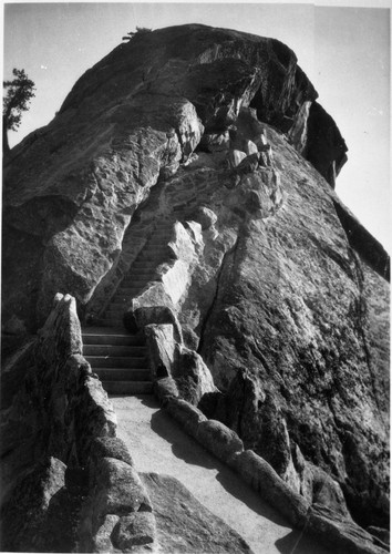Trails, Moro Rock Trail and stairs. 380700. Acetate