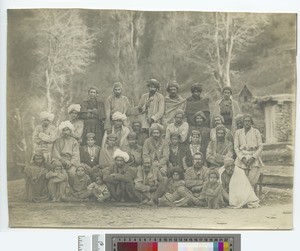 Villagers, Kashmir, India, ca.1900