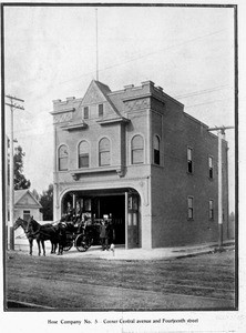 Engine Company No. 30 seen when it was Hose Company No. 5 from a corner