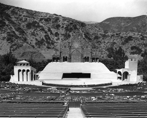 Hollywood Bowl with special stage set