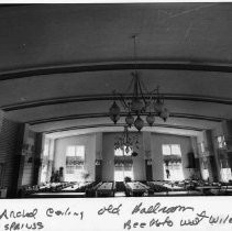 View of the old ballroom at Richardsons Springs in Butte County. The hotel was built in the 1920s