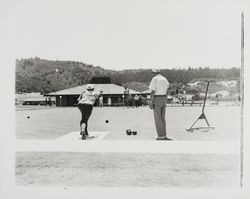 Lawn bowling at Oakmont, Santa Rosa, California, 1967