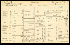 WPA household census for 950 EAST PICO BLVD, Los Angeles