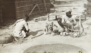 Basket making, India, ca. 1930