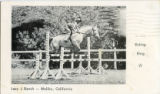 In the Riding Ring; Lazy J Ranch - Malibu California