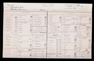 WPA household census for 2650 MILITARY, Los Angeles County
