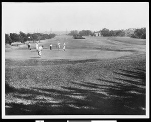 A golf course at Los Angeles Country Club, ca.1920