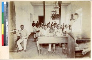Seminary class, Akropong, Ghana, ca.1885-1895